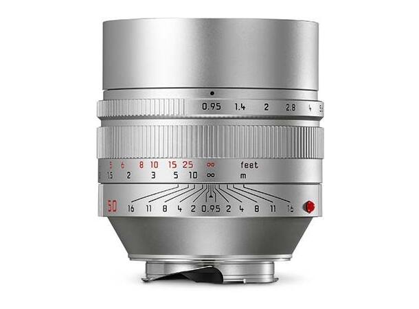 Leica Noctilux-M 50mm f/0.95 ASPH, Sølv Filterfatning E60